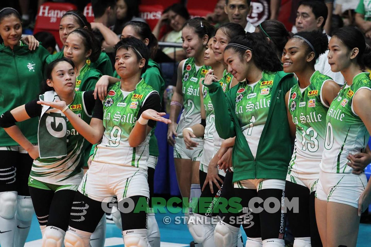 TakeAimLS's tweet photo. More #TeamSwag Photos from yesterday's game at https://t.co/ZzGDcYyvQd
#PoweredUPDLSU https://t.co/Hlth05nV3V