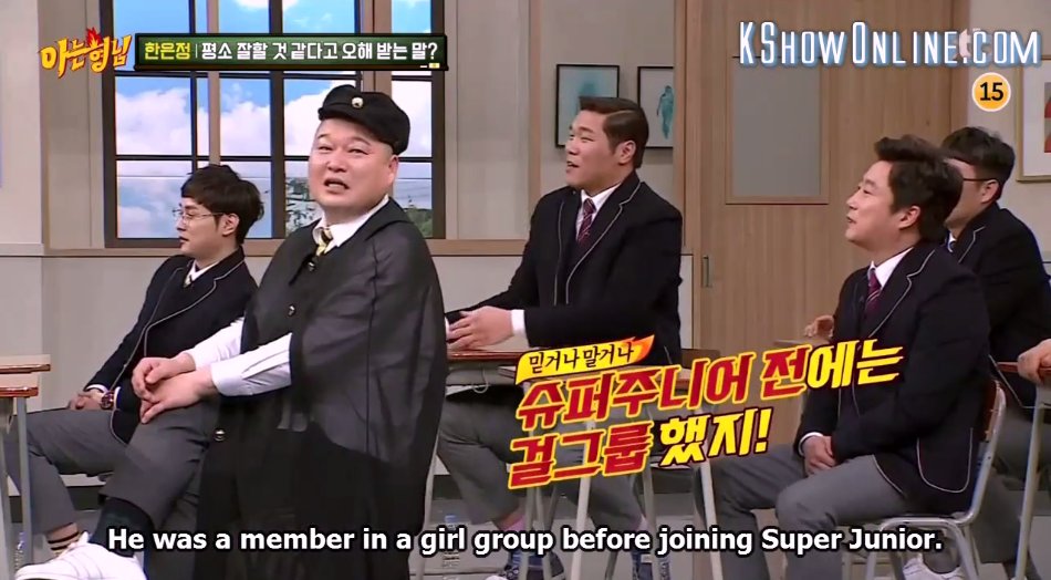 eunhae_sjbabies's tweet photo. Q : Heechul, what was the group you were in before Super Junior?
#thereactions #lols https://t.co/VR1WuFYh94