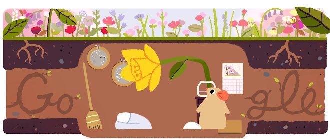 SeedpodCreative's tweet photo. It might not look much like spring outside today here but I’m loving Google's ‘First Day of Spring 2017’ doodle animation. https://t.co/0A3kuoGfef