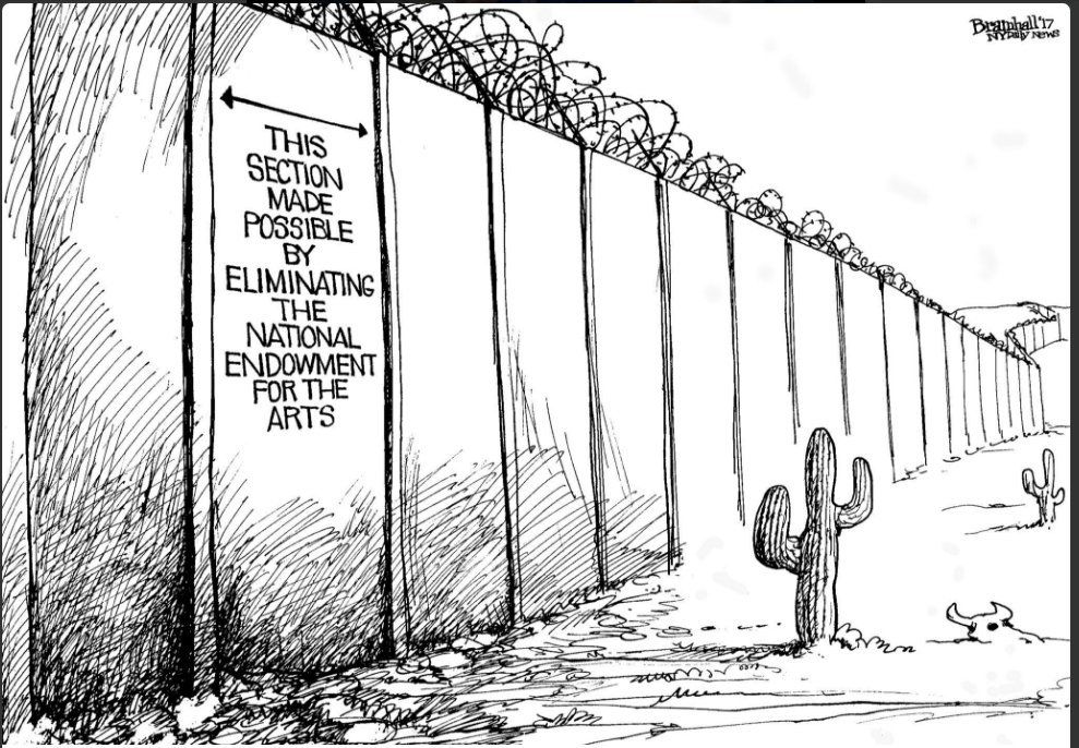 Cartoonists trump economists on showing trade-offs in government spending