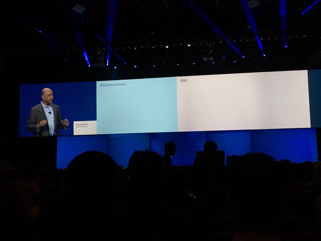 faye429's tweet photo. "IBM is building the world's most advanced public cloud." -- @ArvindKrishna at #ibminterconnect2017 #ibmcloud https://t.co/FbiLzjFKvb
