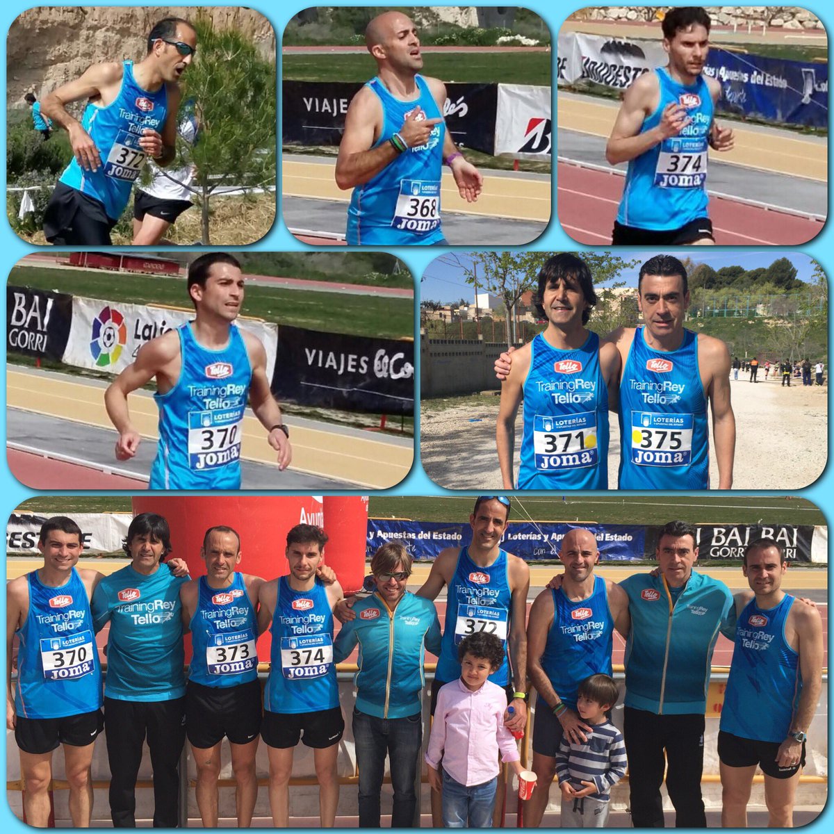 Nuestros veteranos 5ºs en el Campeonato de España de Cross, a 9 ptos del pódium ¡Grandes!