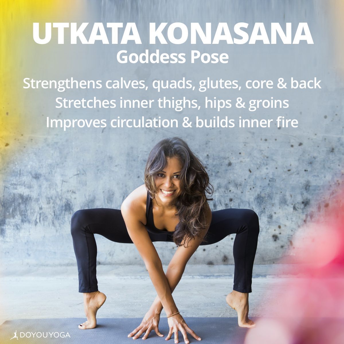 Utkata Konasana / Goddess Pose (Variation) – Unleash Your Power! –  Yoga365Days