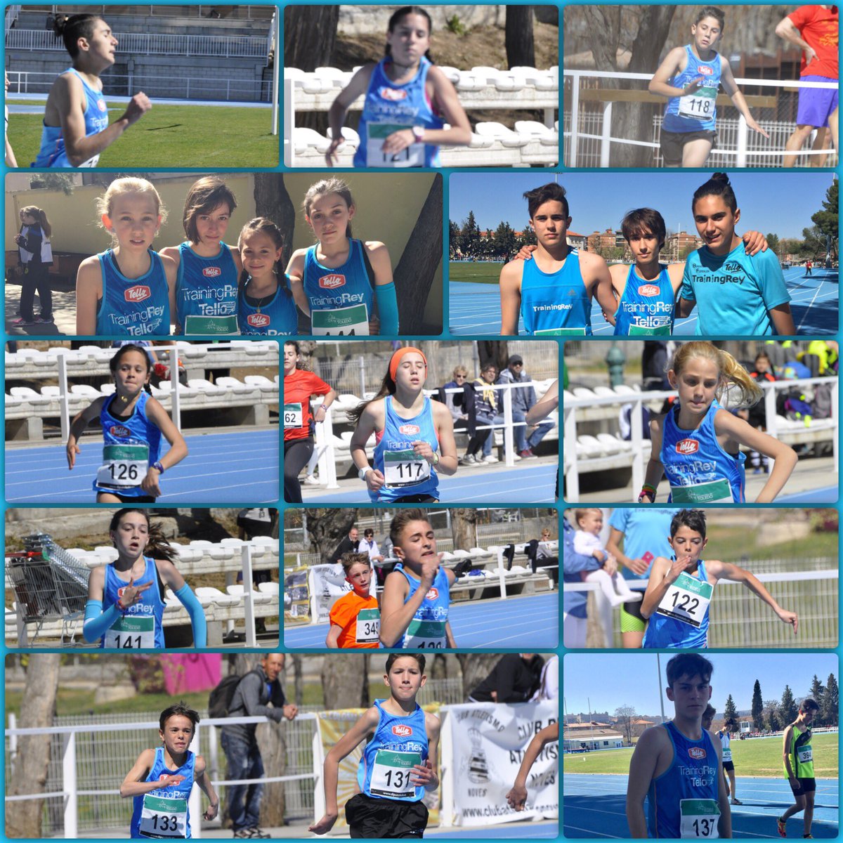 La cantera azul lo vuelve hacer de 10 en los provinciales de pista ¡oléééé!