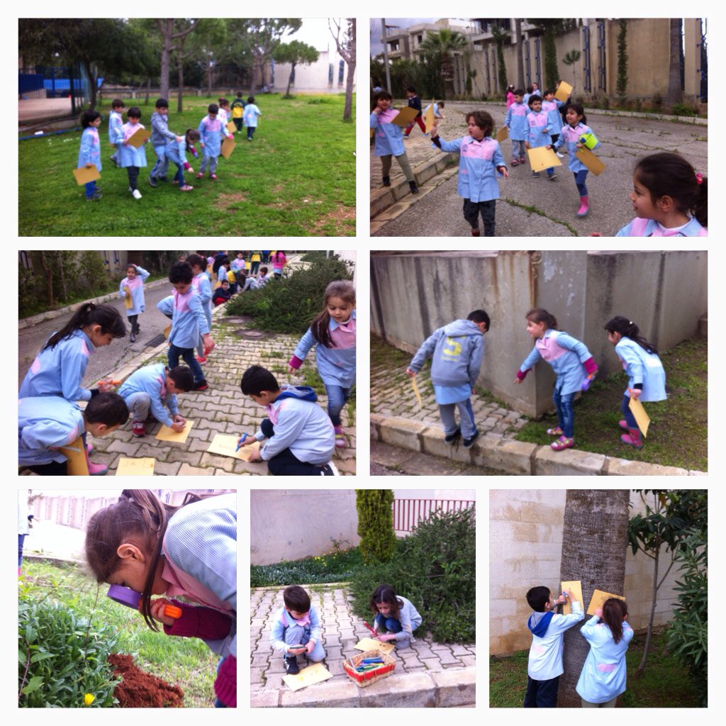 Darineyassine's tweet photo. Provoking Ss' minds with tour in school campus to observe living&amp;non-living things #KG3Scientists @ibpyp @Hhhsinfo https://t.co/edQSiloBp3