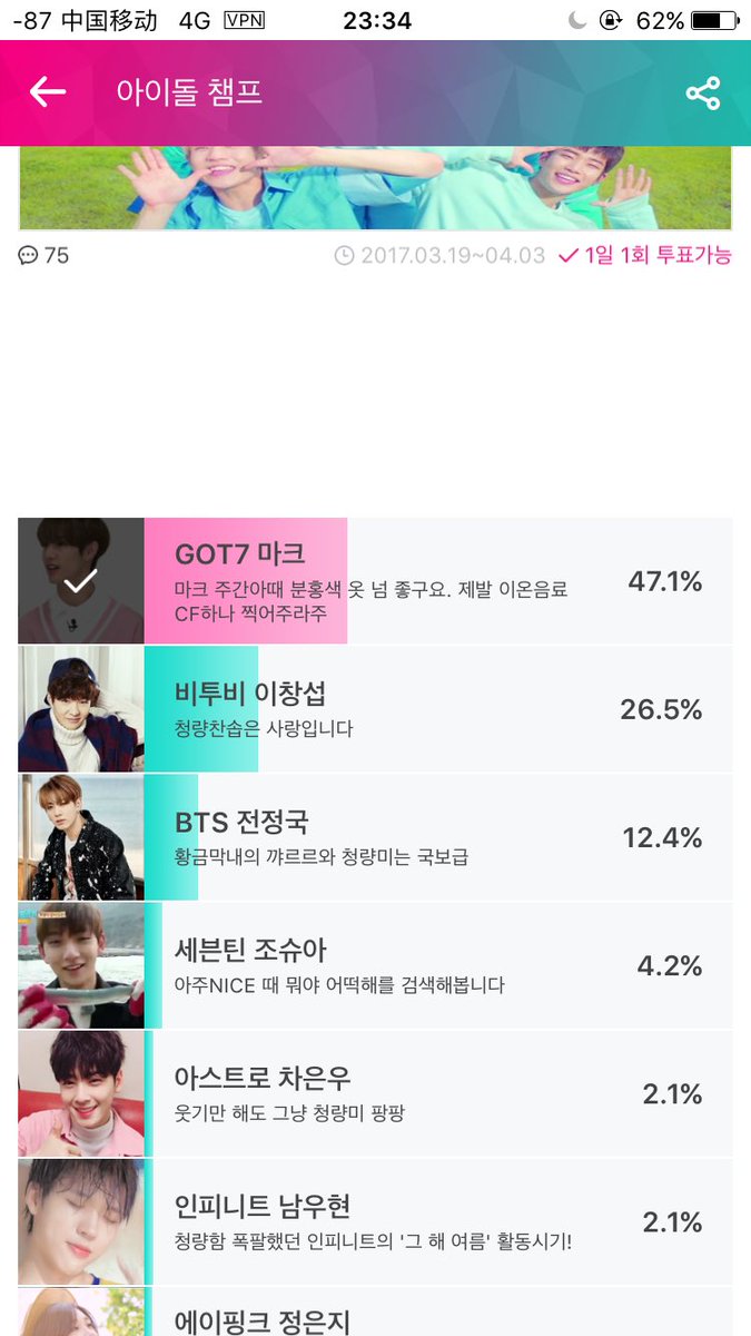 saaw97's tweet photo. vote for the our got7 and Mark!! https://t.co/g5g5YZvobq