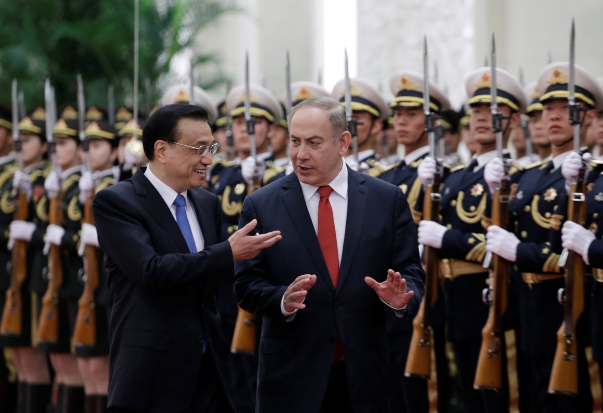 ReutersTV's tweet photo. Netanyahu visits Beijing as Israel pivots toward Asia https://t.co/8g7AtenRBd https://t.co/pnH4BKSlUo