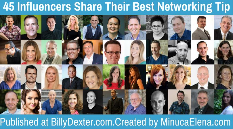 WebmastersAssoc's tweet image. 45 Influencers Share Their Best Networking Tip billydexter.com/best-networkin… … by @MinucaElena #networking #networkmarketing #InfluencerMarketing