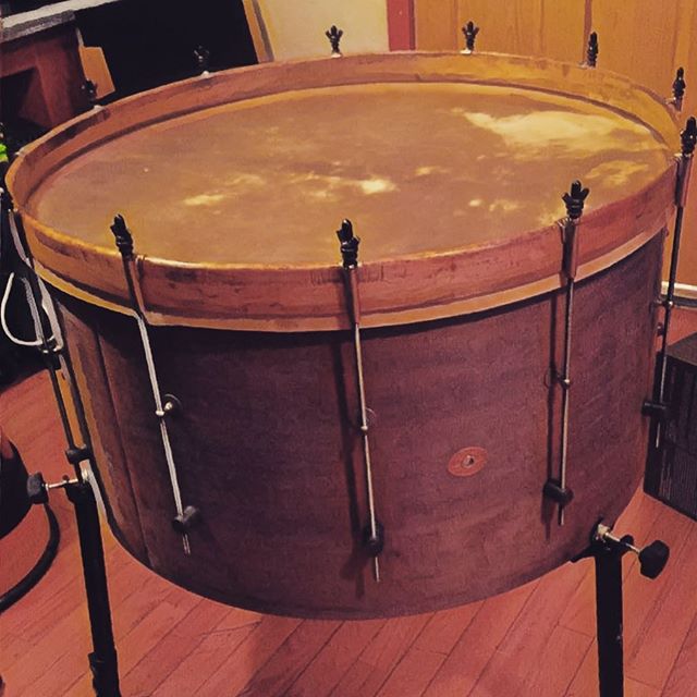 blackswamp's tweet photo. BSP Sighting from @threadaudio: BSP MultiLegs on a vintage Bass Drum! #BSPSighting #BSPMultiLegs #BSPSoundSolution https://t.co/2AiqTo7fjL