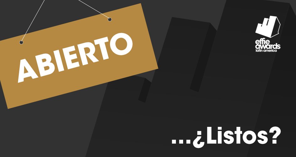 #LatamEffie2017 ya abrió sus inscripciones. Para + info >> latameffie.com