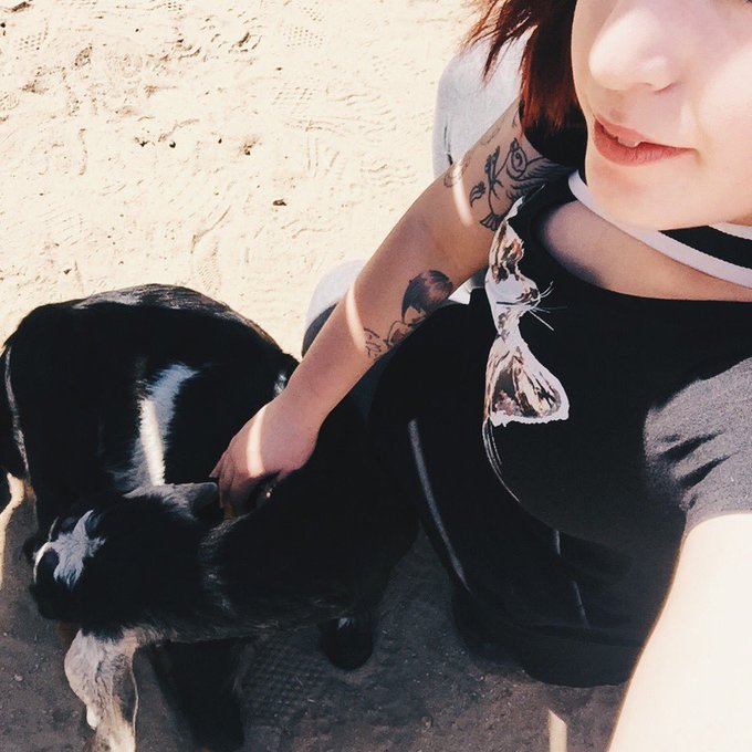 i didn't get a good photo with a goat but here's a goat that came &amp; curled up next to me like a doggy<a href="/tag/nsfw"class="tags"><span>#nsfw</span></a>