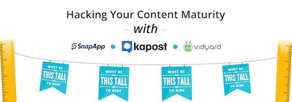 vidyard's tweet photo. 3 awesome ways to hack your #contentmaturity, with Vidyard and @Snap_App in this @kapost webinar https://t.co/24ydth2NgH https://t.co/9WlysSvjrF