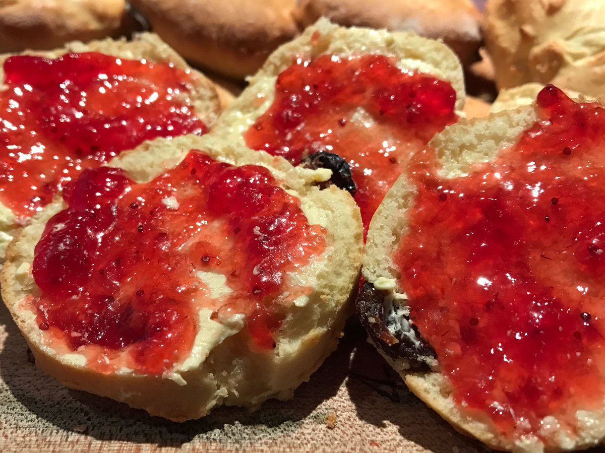 MereCreamery's tweet photo. It's been a wet afternoon so baked some scones made with ewe's milk for the toddler and I. Light, fluffy and delicious! #ewesmilk #baking https://t.co/5NsqbHaNF2