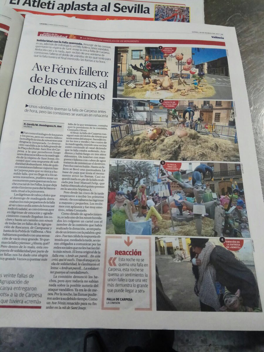 Así pasa una amiga/fallera de la falla Carpesa M.José,para agradecer a la Agrupación Rascaña la rápida colaboración  ayuda para conseguirlo