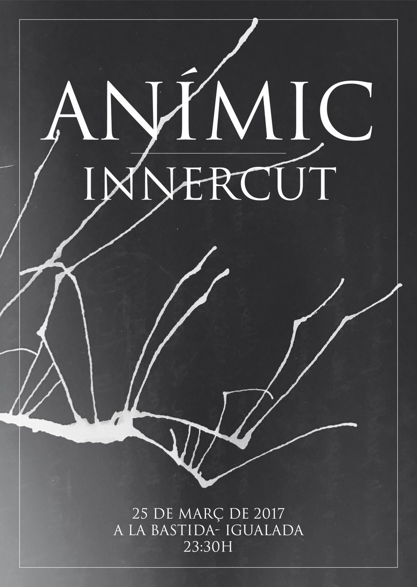 labastidadelrec's tweet photo. Si no voleu esperar a veure'ls al Sonar, dissabte seran al Rec igualadí...
#animic #innercut #bcore #labastida #labastidadelrec #barridelrec https://t.co/mdwRegh3aU