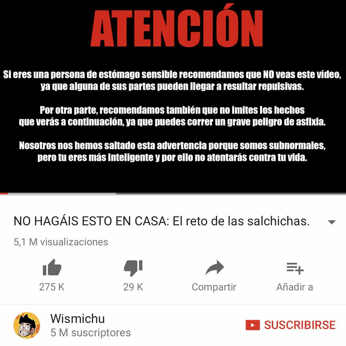 Wismichu's tweet photo. Muy fan del nivel intelectual de algunos usuarios en YouTube. Genio. Figura. Crack. Máquina. Titán. Fiera. Tigre. Mastodonte. Charizard. https://t.co/mqm3GpLE8s