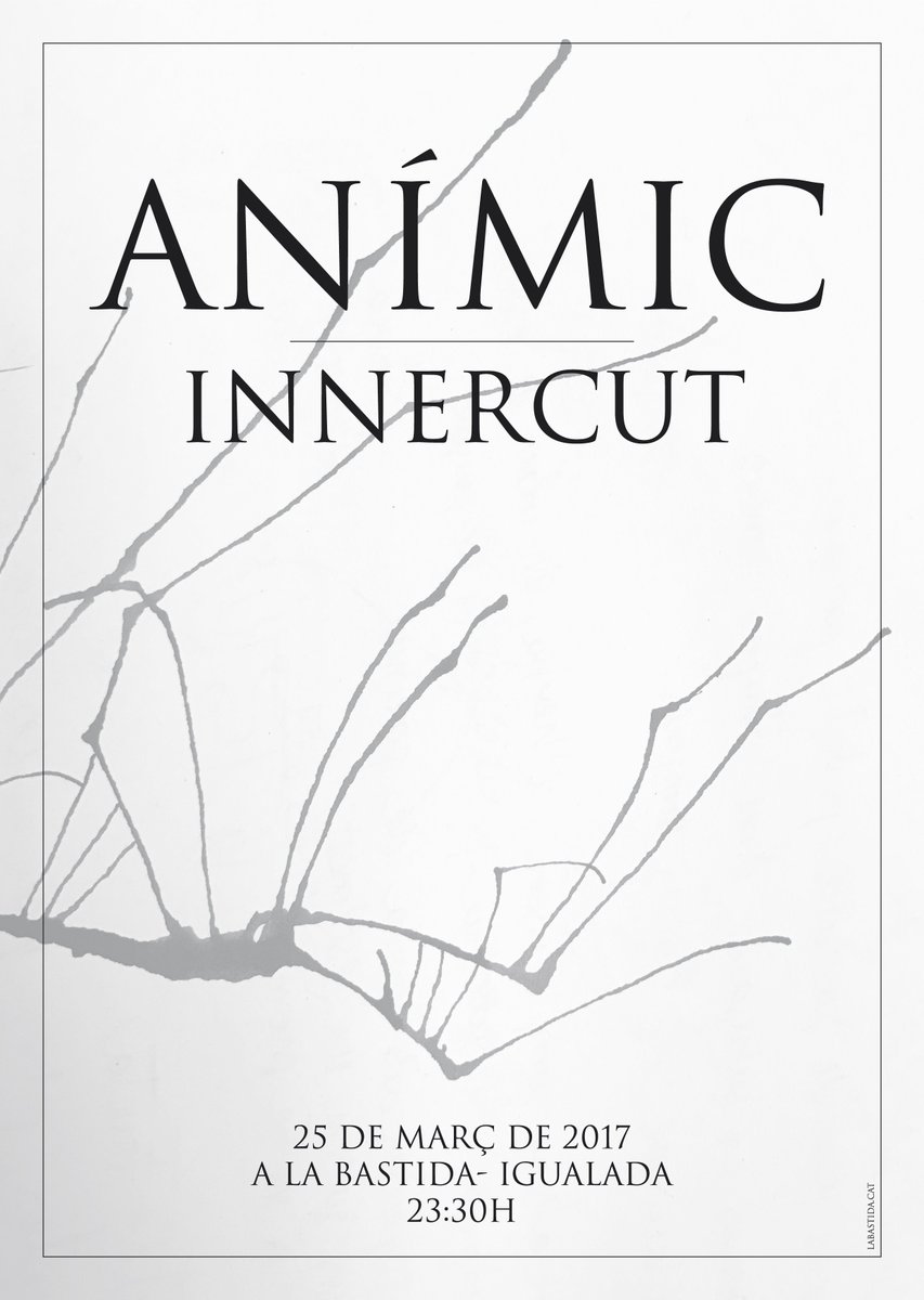 labastidadelrec's tweet photo. Si no voleu esperar a veure'ls al Sonar, dissabte seran al Rec igualadí...
#animic #innercut #bcore #labastida #labastidadelrec #barridelrec https://t.co/ddmTbSh8rq