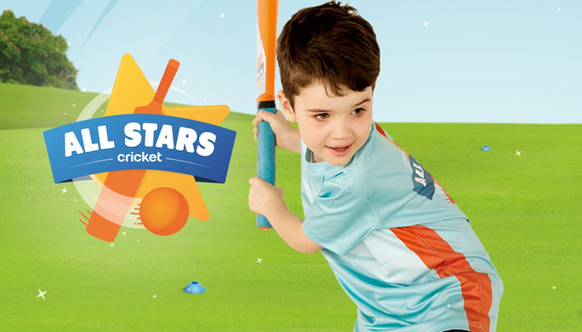 ECB_cricket's tweet photo. Introducing All Stars Cricket – our brand new participation programme for 5 to 8-year-olds:

https://t.co/t8Nku2x6a2 https://t.co/FV5OPGAIsr