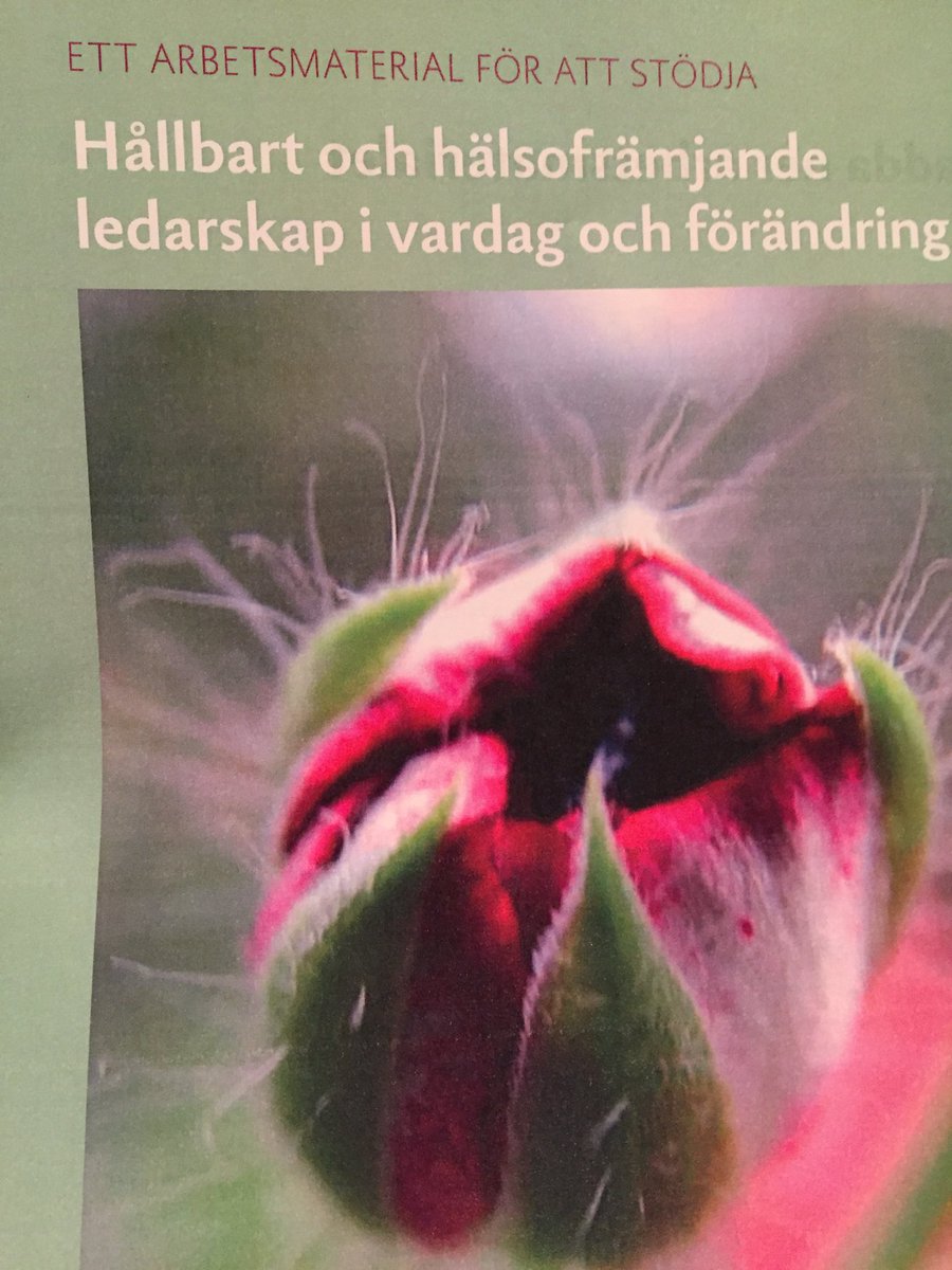 Ladda ner arbetsmaterialet om "Hållbart och hälsofrämjande ledarskap i vardag och förändring" #afaforskning bit.ly/2mHDZpb