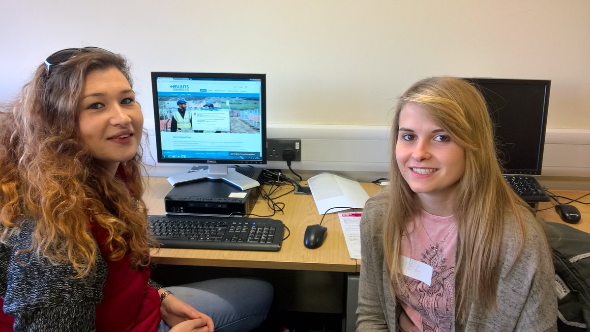 ApprenticesROx's tweet photo. Ambassadors Laura &amp; Mel reviewed @ClarksonEvans  website for @BITC #JargonFreeJobs campaign. Read what happened next https://t.co/j1CK5kECVT https://t.co/WcW0y14884