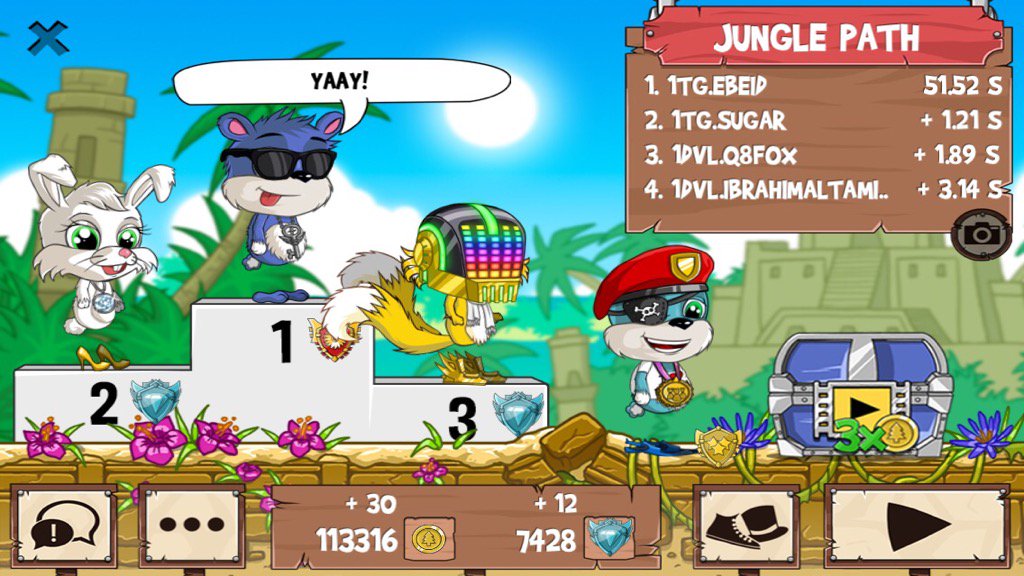 TG_SUGAR's tweet photo. I just played a golden fox! #funrun2 #EBEID #Q8FoX #IbrahimAltamimi https://t.co/JIskARzJKY