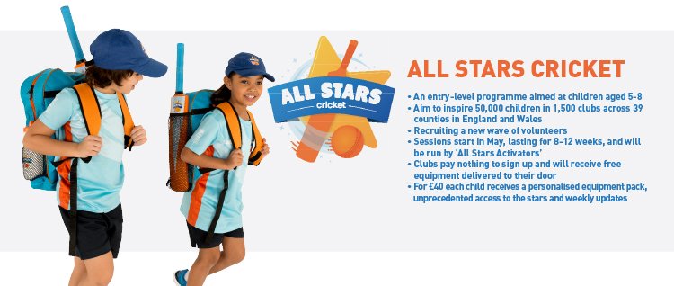 WisdenCricket's tweet photo. The brand new scheme that will get children to LOVE cricket.

https://t.co/IxoRpkWvD4 https://t.co/4yafu7FXoa