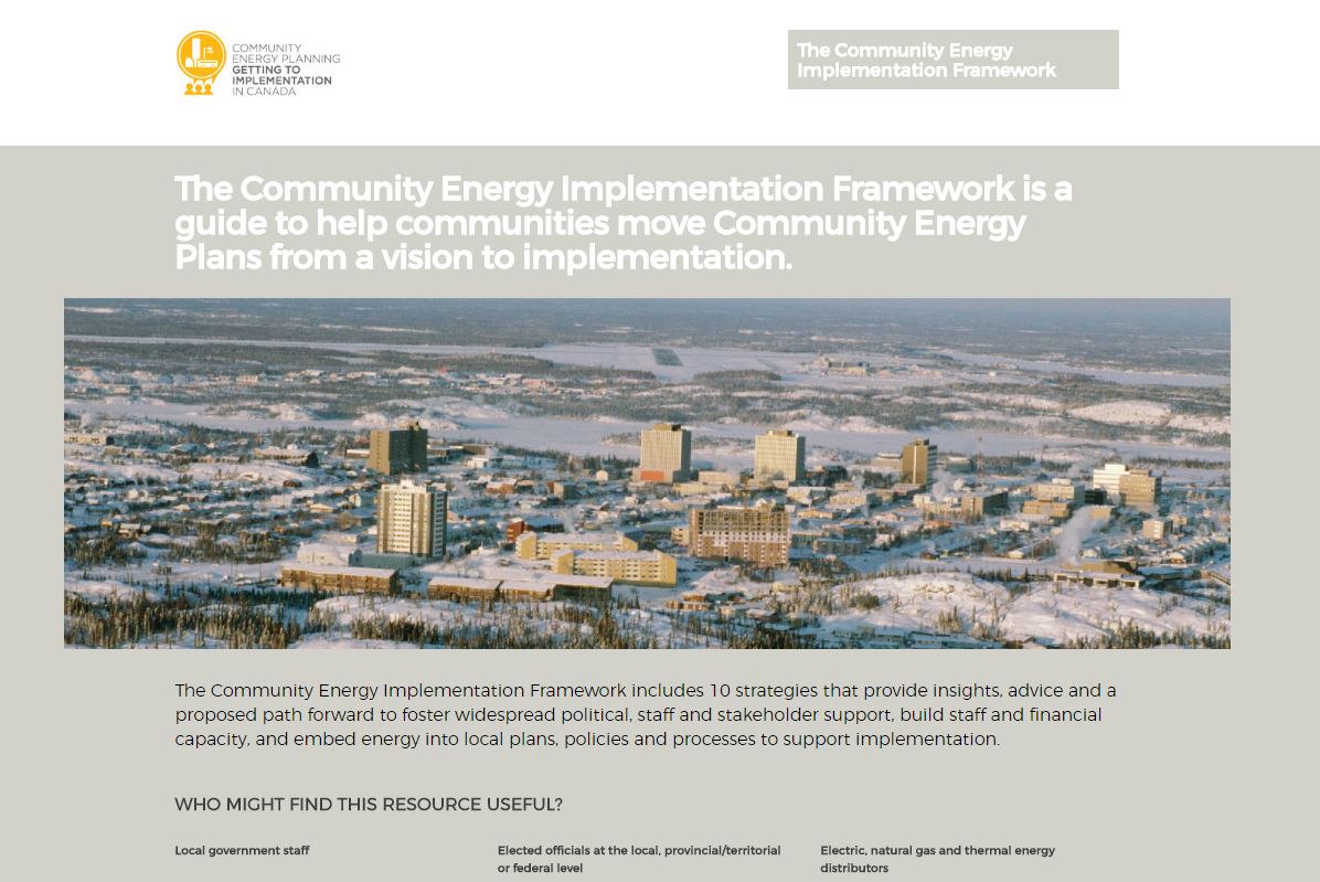 Check out this online tool to help communities take community energy planning from vision to implementation ow.ly/A3Pe309MomB