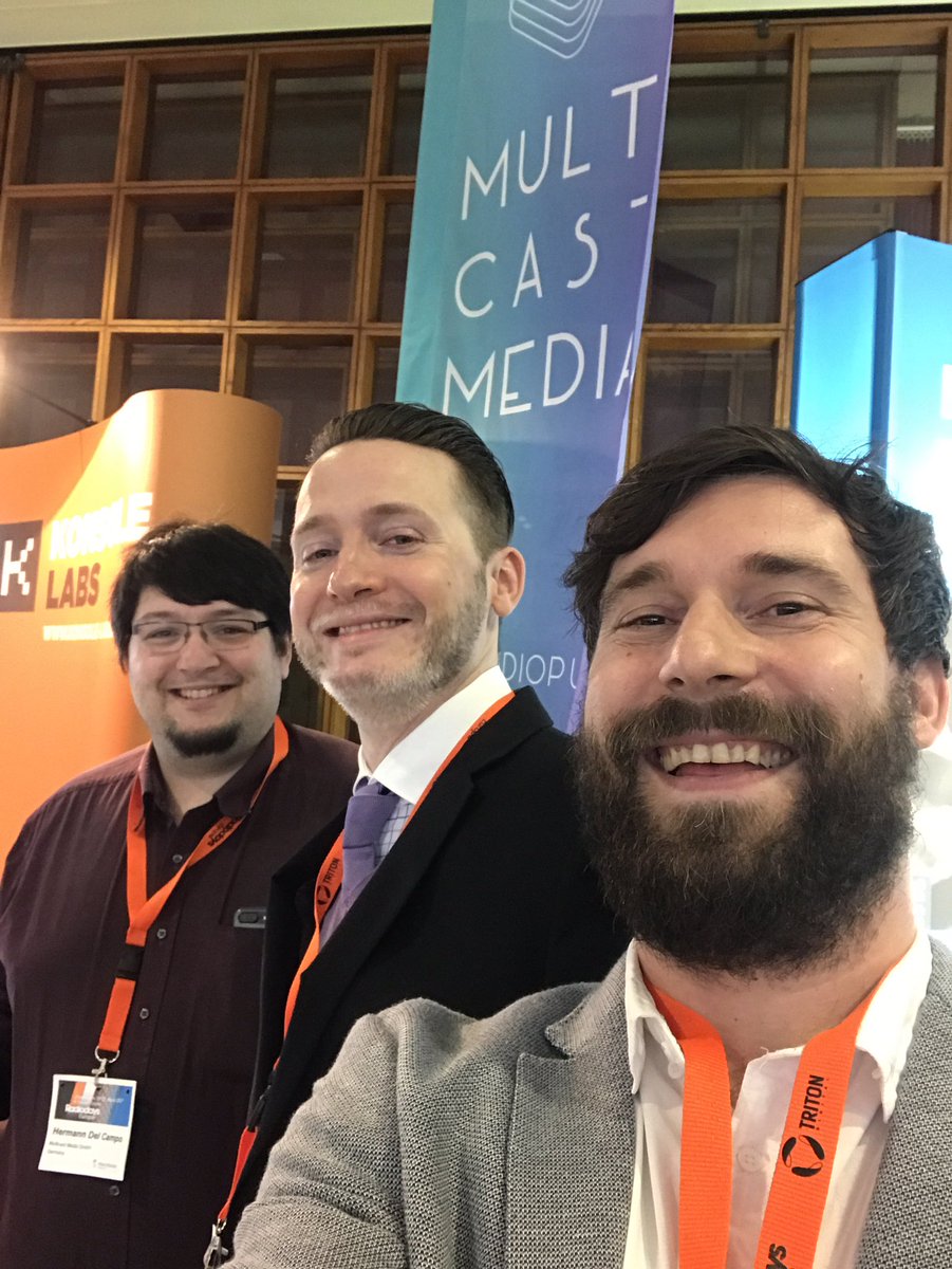 Great visitor on our booth <a href="/RadiodaysEurope/">Radiodays Europe</a> from <a href="/Radio_ENERGY/">Radio ENERGY</a> my friend <a href="/tim_torno/">Tim Torno</a> !