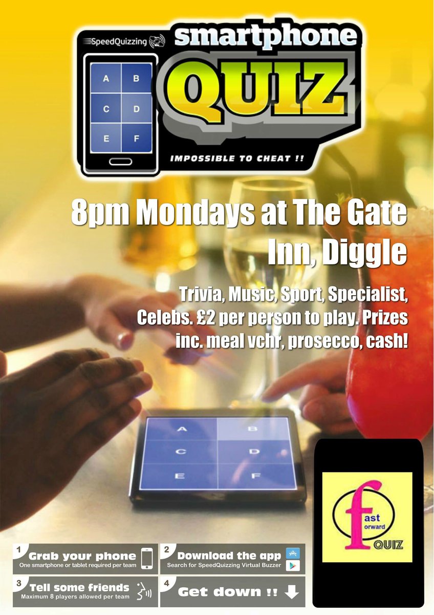 We don't care about the crappy weather it's quiz night! smartphone fun with a free supper for all players! Roast pork tonight! Yummy!!!