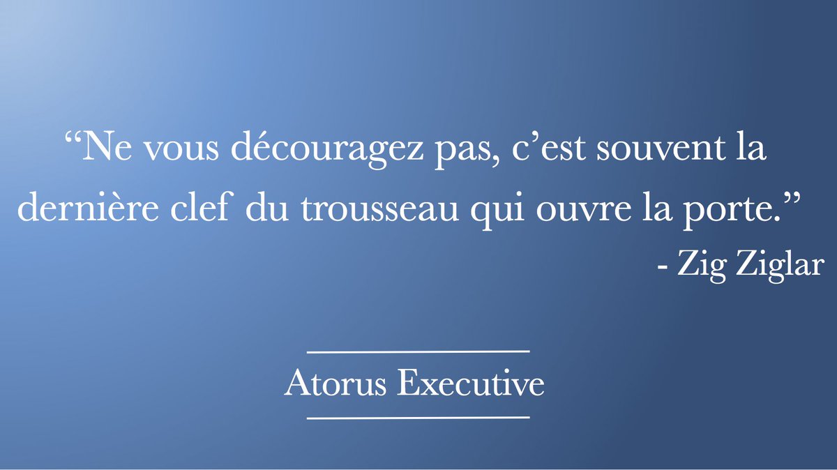 AtorusExecutive's tweet photo. Bonjour à tous ! 🌞 Retrouvez notre citation du jour pour bien commencer la semaine 🚀
@AtorusExecutive vous souhaite une belle journée ! https://t.co/M8KT49hCLU