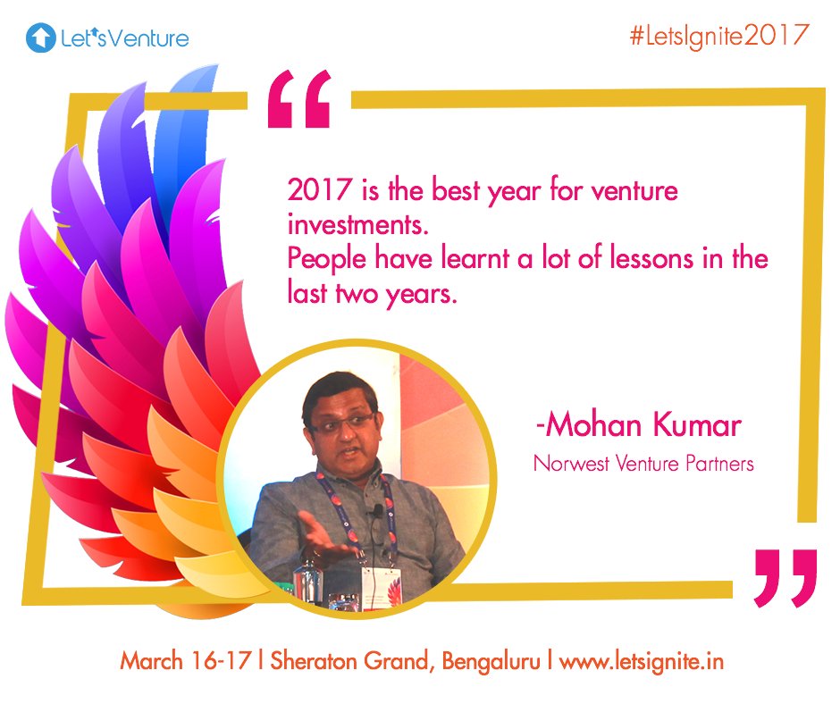 lvxventures's tweet photo. Tune into CNBC TV 18 at 6:30 pm today for introduction of #LetsIgnite2017 and interviews with VCs, Angel investors and more. https://t.co/7YPguFZmMY