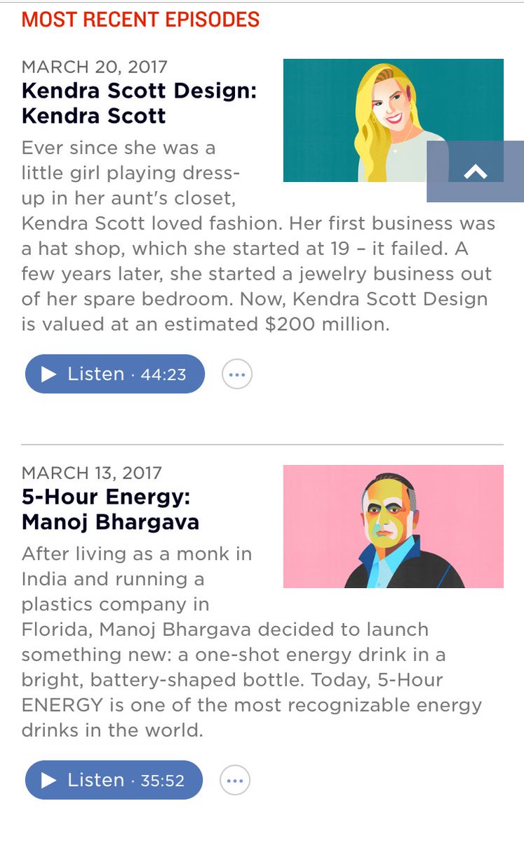 OrbCoWork's tweet photo. 3 podcasts top influencers listen to for inspiration: @NPR How I Built This, @TEDTalks , The Creative Pep Talk.   

#TryPod #MyOrb https://t.co/a9yshKlrN1