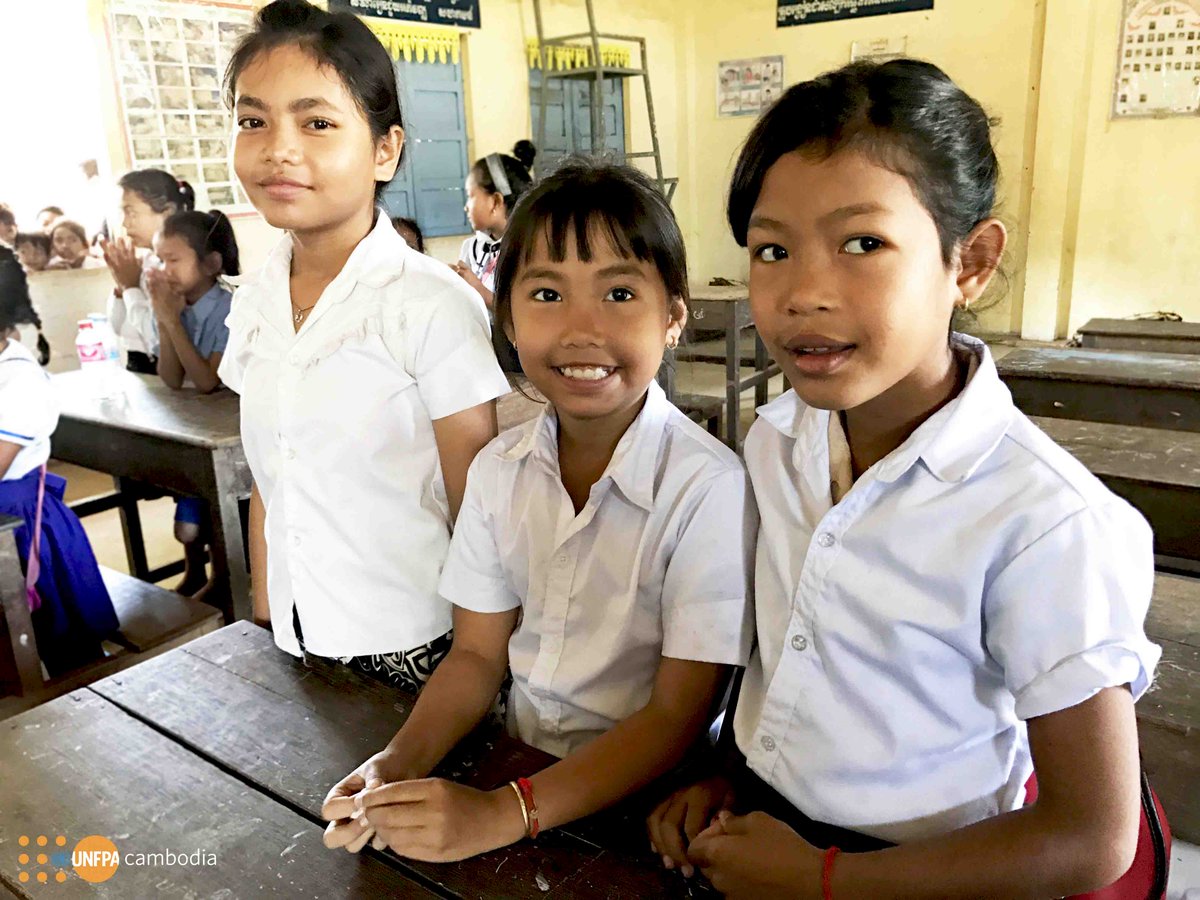 UNFPACambodia's tweet image. When their rights are respected &amp;amp; potential is fulfilled, girls can contribute immensely to their country&apos;s social &amp;amp; #ecodevelopment.