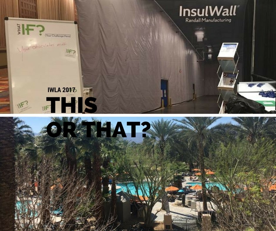 RandallWhse's tweet photo. #IWLA2017  
THIS is @RandallWhse, 213, at @IWLA_US - can't wait to see you
THAT is our view - amazing!
See you soon! #InsulWall https://t.co/jyqpzhjbet