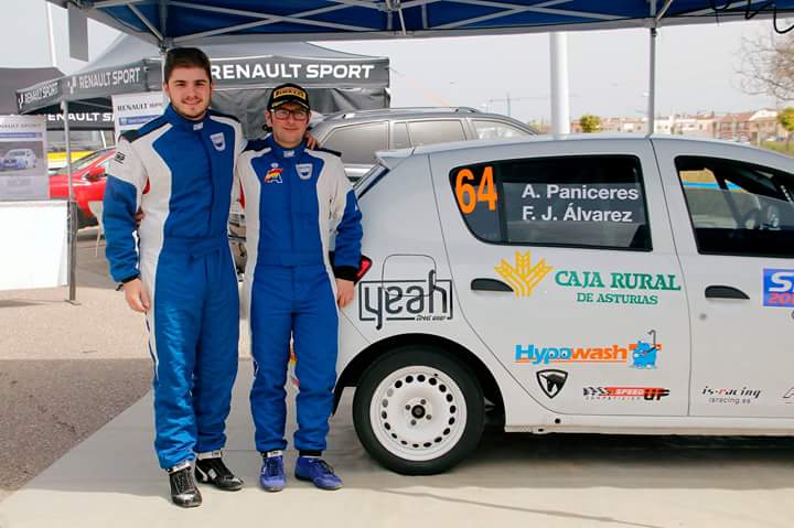 Angel Paniceres y Francisco Javier Álvarez finalizaban 2° en su estreno dentro de la Copa Dacia en el Rally Sierra Morena.