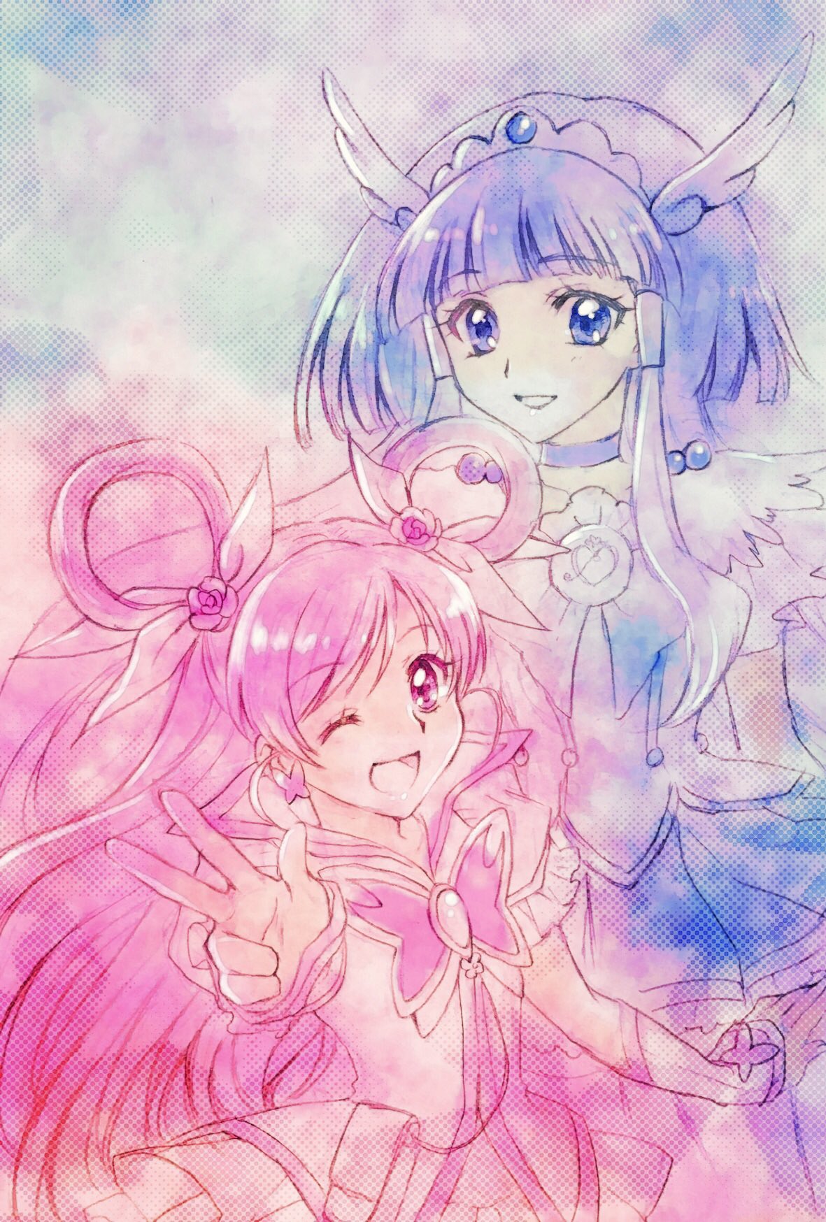 プリキュア キュアミント ジャンボうちわ キュアビューティ キュア