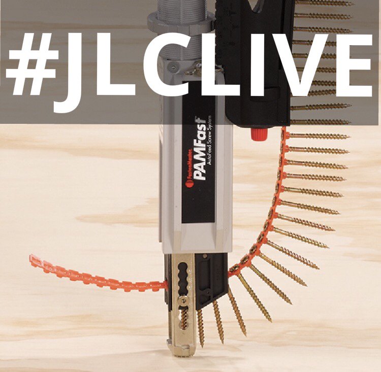 FastenMasterPro's tweet image. Our #PAMFast Autofeed system as versatile as you are. It can be used to install subfloors, decking &amp;amp; more! See you at booth 1226 at #JLCLive