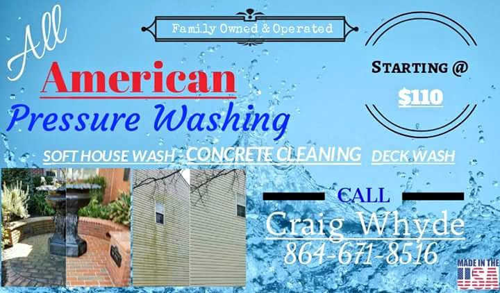 brittanycwhyde's tweet photo. #Spring is here! 
#AllAmericanPressureWashing
#Springcleaning #yeahthatgreenville 
#southcarolina
Call 8646718516 https://t.co/TkZn3OwcqO