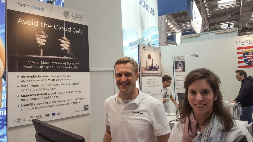 meshstack's tweet image. Day 1 #cebit17 #Meshcloud #tudarmstadt #hessen #startups