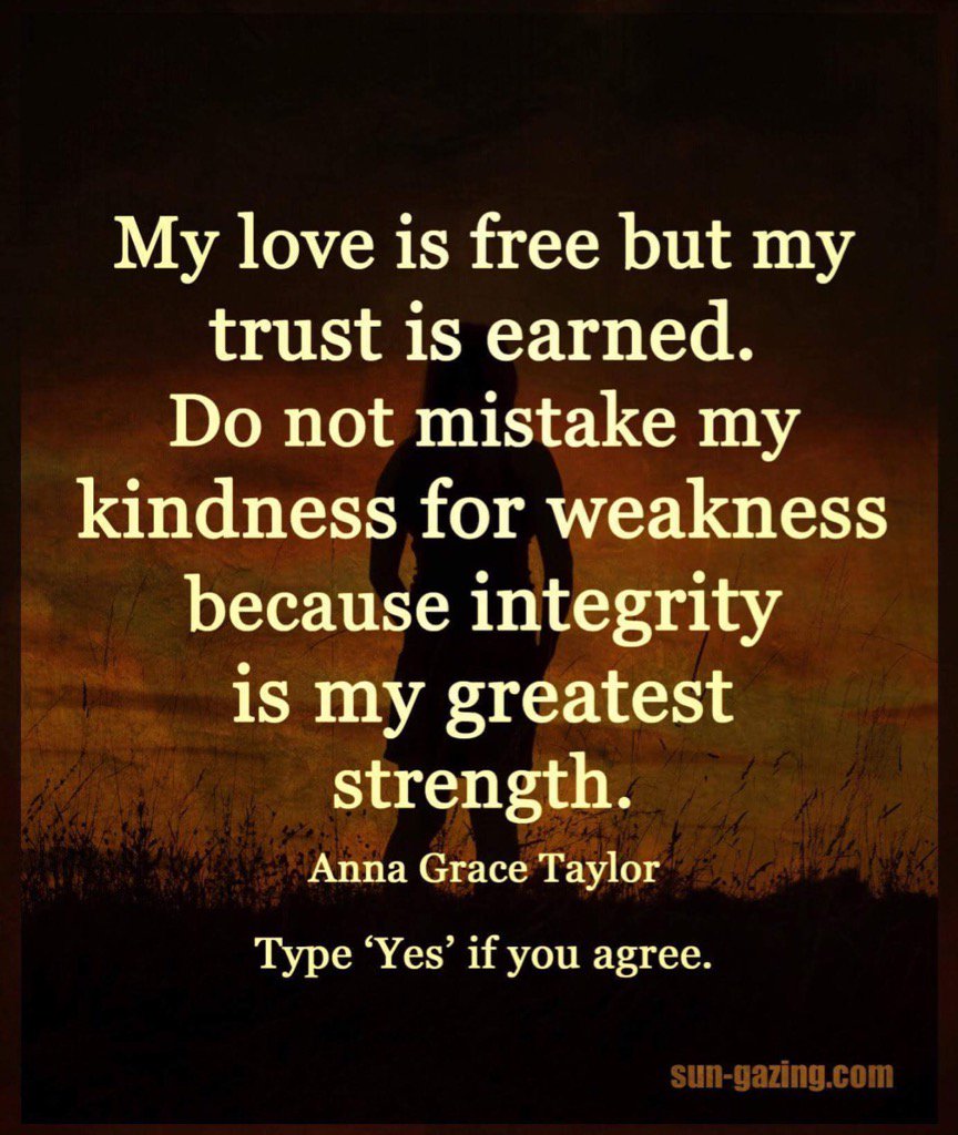black4blacky's tweet photo. #trust #is #earned https://t.co/csIncv5e4U