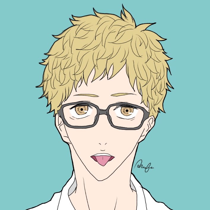 ハイキュー 新しいプロフィール画像 月島蛍 ハイキュークラスタさんと繋がりたい あるふのイラスト