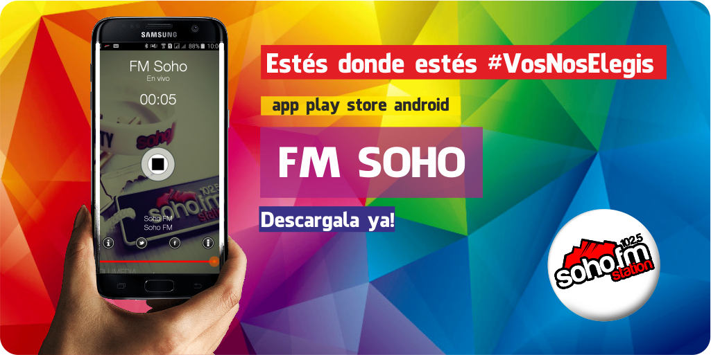 FMSohoStation's tweet photo. Comenzá la semana con buena vibra disfrutando de los hits del momento con #SohoFM https://t.co/hczbV7NxpY https://t.co/1tUTCi6N93