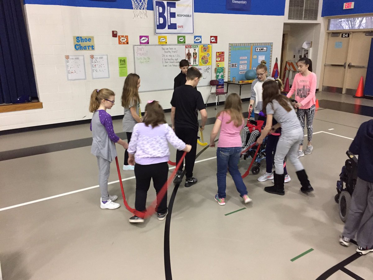 BES_PE's tweet photo. Another GREAT morning of #ModifiedPEClass! We played some hockey today! ππ₯
#PEForEveryone #KindnessMatters @loveKYschools #boone2020 https://t.co/H7f4ujjryA