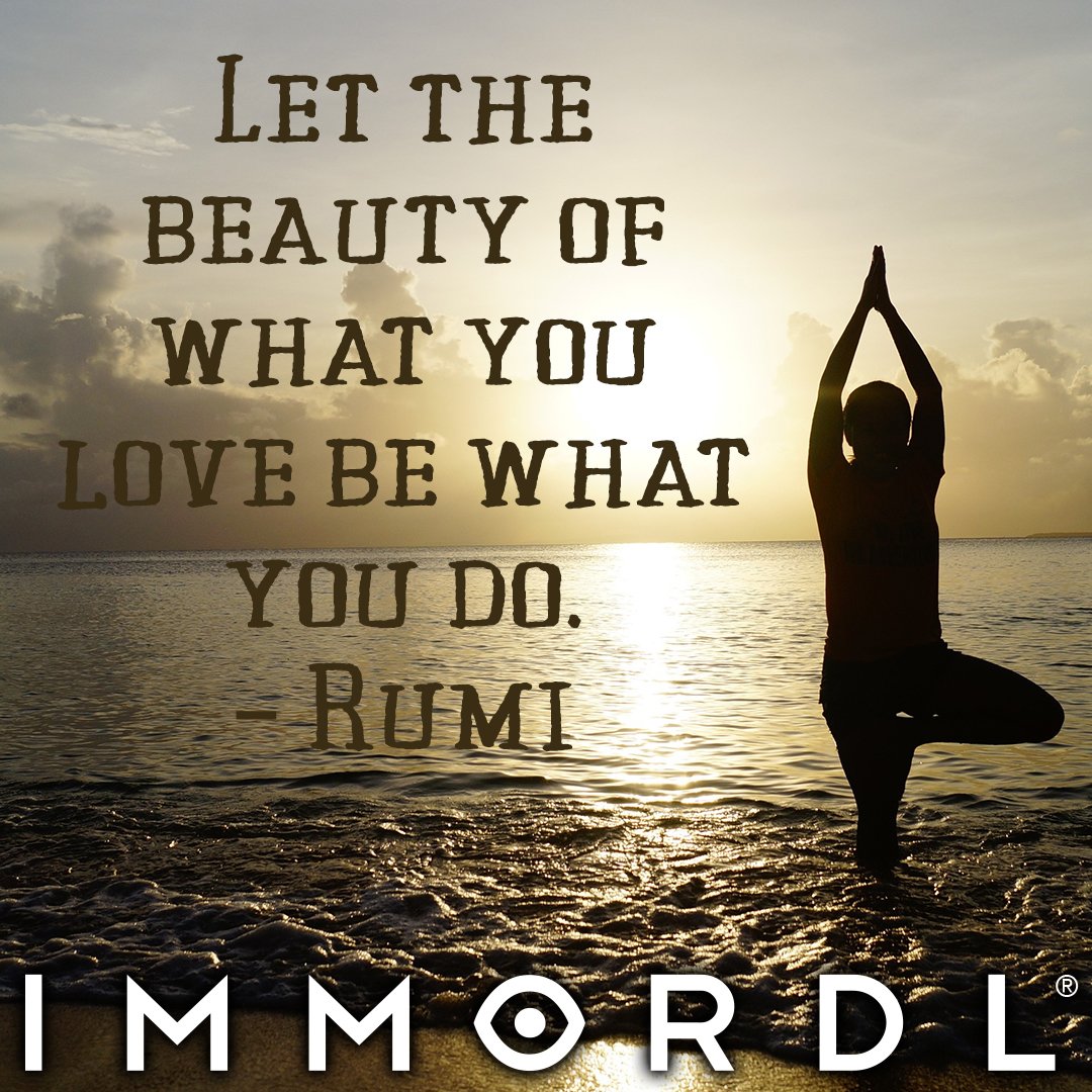 Be inspired this week by doing what you love.

#ReachHigher #BeIMMORDL #MotivationMonday #Immordl #supercoffeeelixir #iamimmordl