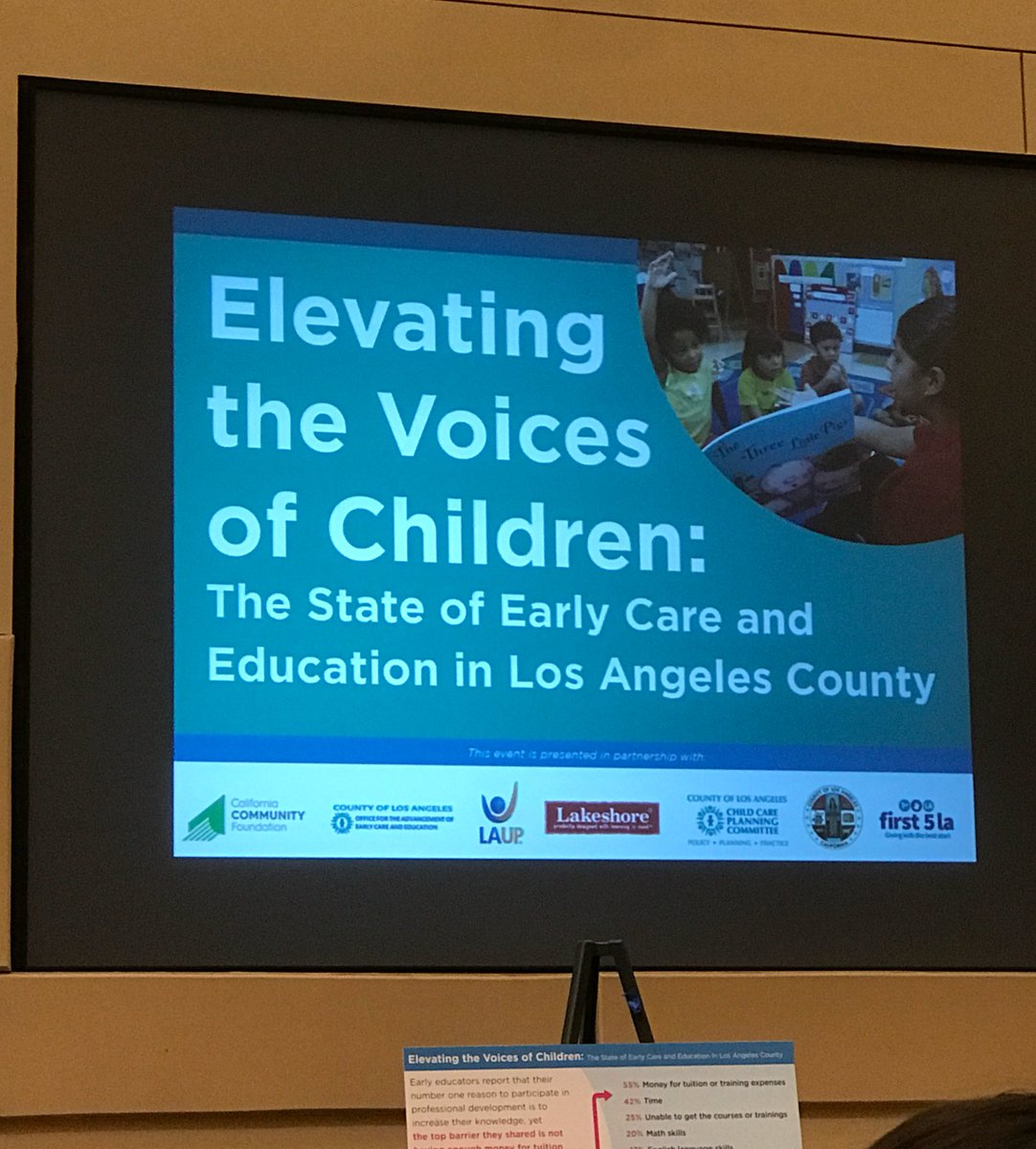 marleneesqueda's tweet photo. Report launch sheds light on gaps in LA County early care & education system #stateofECELA #first5la #first5impact https://t.co/AD1eEktQAG