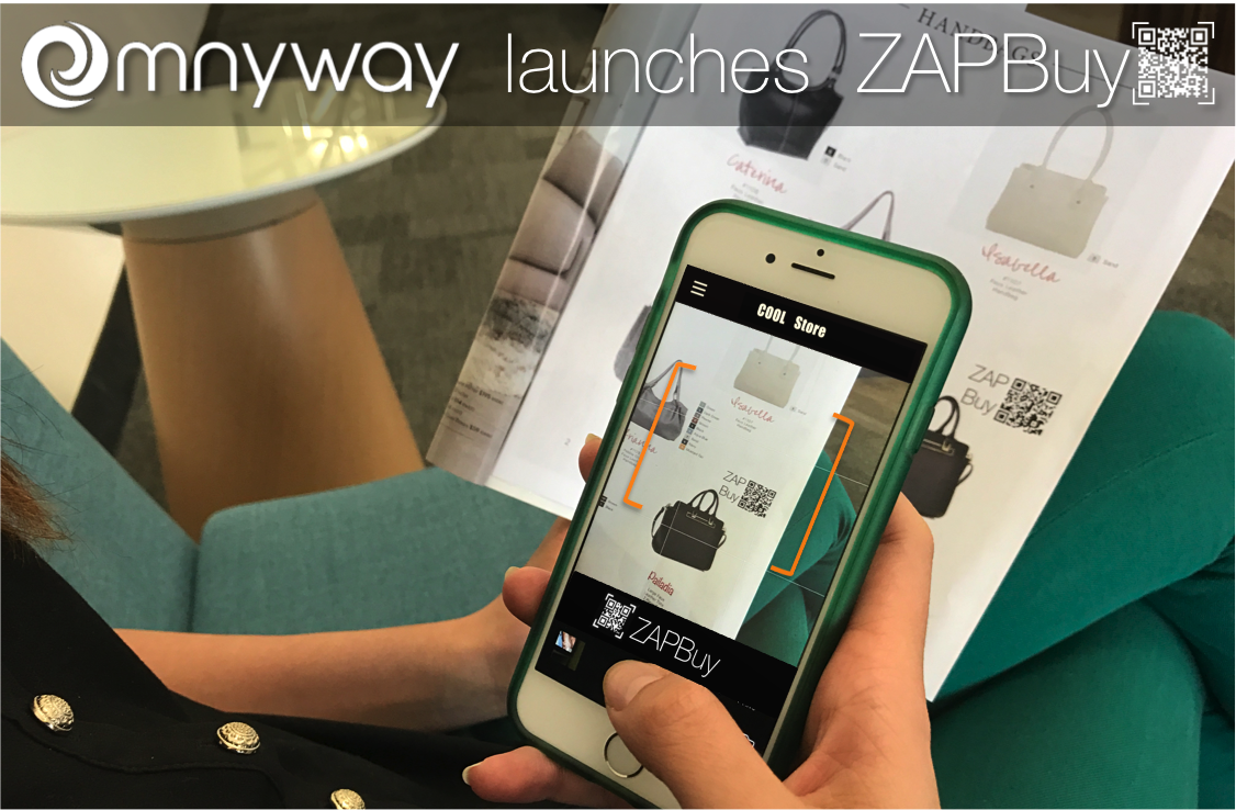 Omnyway's tweet photo. Omnyway launches #ZAPBuy - allowing shoppers to buy products from ads with a #snap #shoptalk17 #retail  https://t.co/QDCWVQDtFE https://t.co/adKStjdPT5