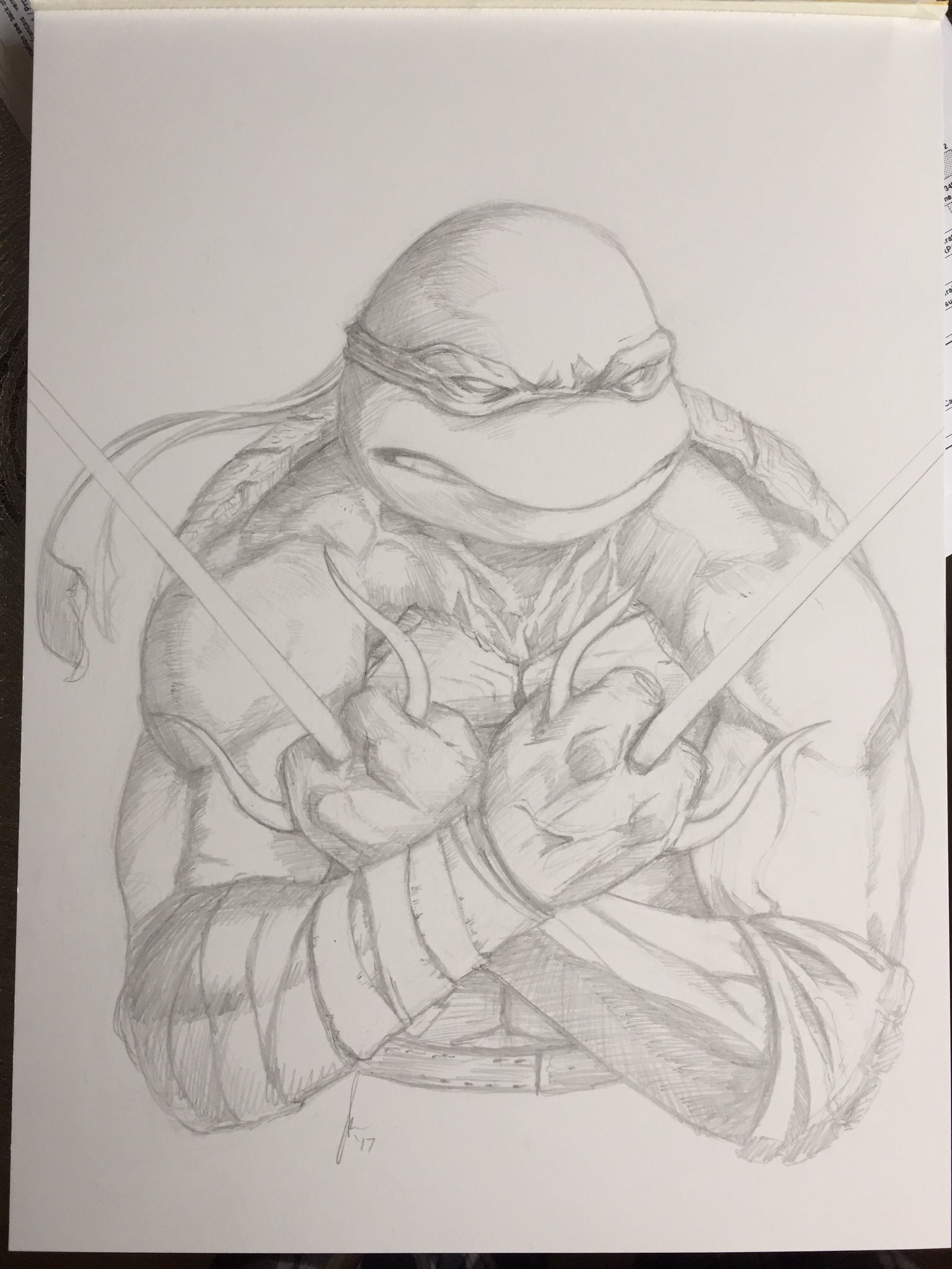 ninja drawings in pencil