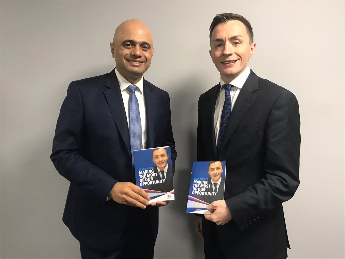 sajidjavid's tweet image. Great to join @seananstee this morning in Bury at launch of his Mayoral Manifesto 4 Greater Manchester #SeanForMayor seananstee.com/manifesto