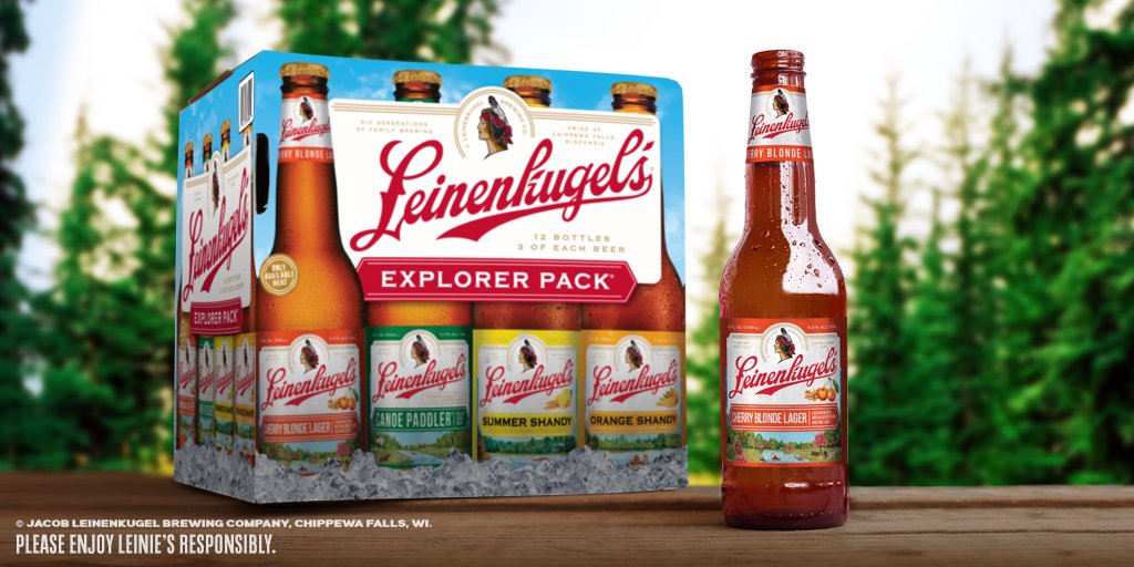 Jacob Leinenkugel Brewing Co. on Twitter "The Summer Explorer Pack is back with Cherry Blonde