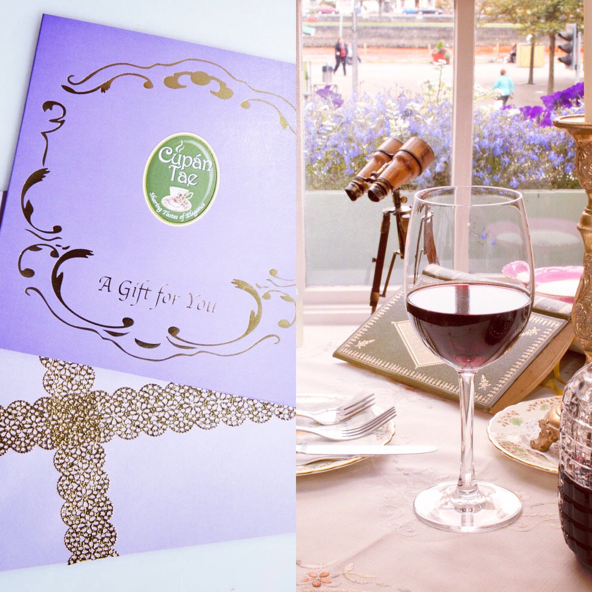 💜Mum's the word! Gift certificates for #MothersDay available to buy online cupantae.eu/collections/gi… #theperfectgift #afternoontea